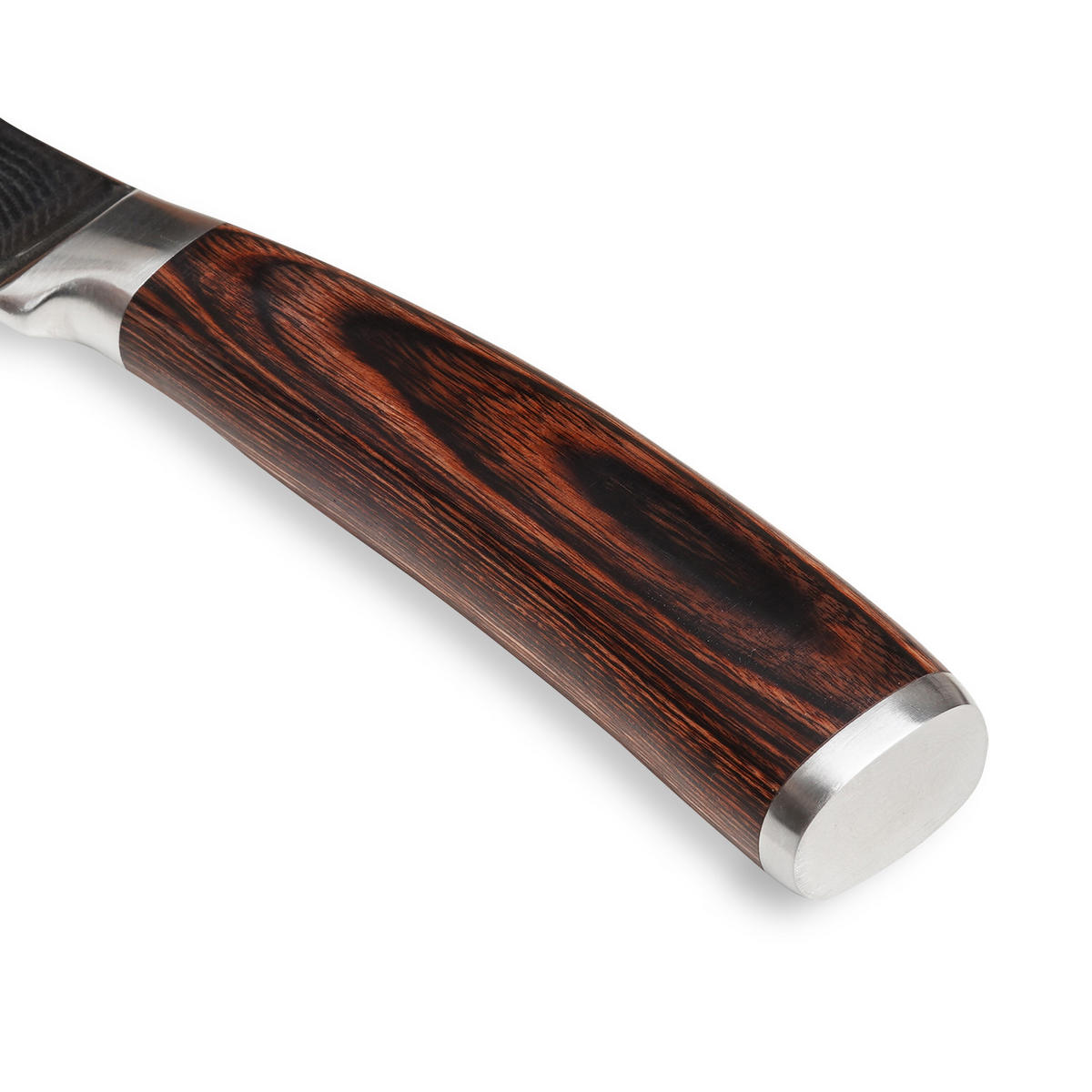 STEAKMESSER Set 4 tlg. I EDIB - Braun, Holz/Metall (30cm) - Wakoli