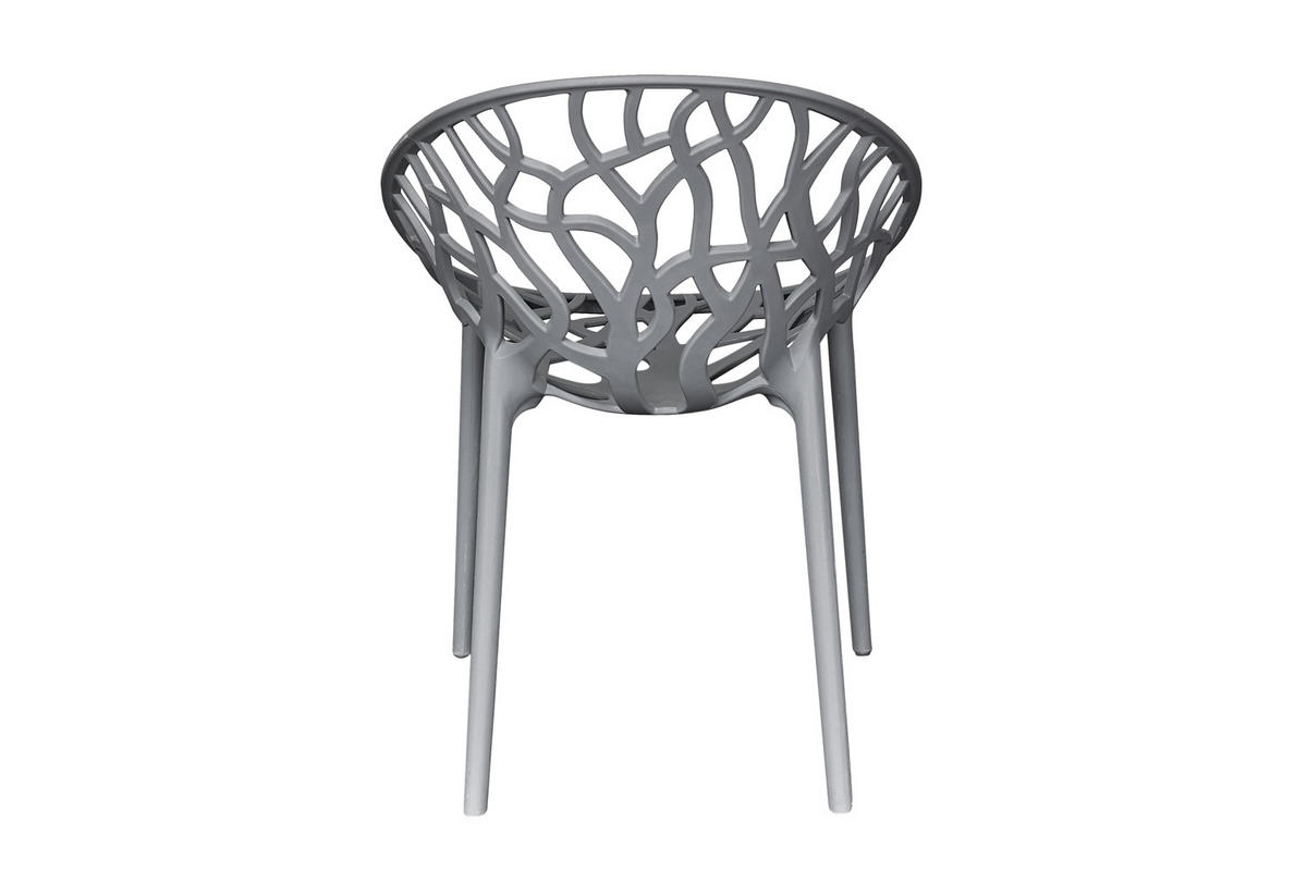 STAPELSTUHL Bilby Gartenstuhl Bistrostuhl Kunststoffstuhl Anthrazit - Anthrazit, Kunststoff (58/80/62cm) - dasmöbelwerk