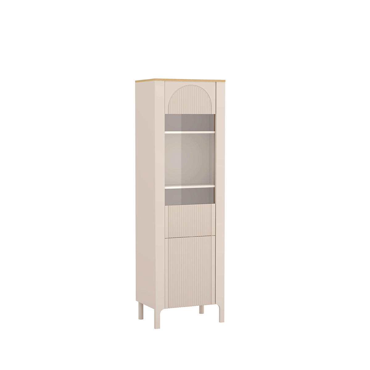 Bettso Vitrine Kaschmir 60x197x41 cm