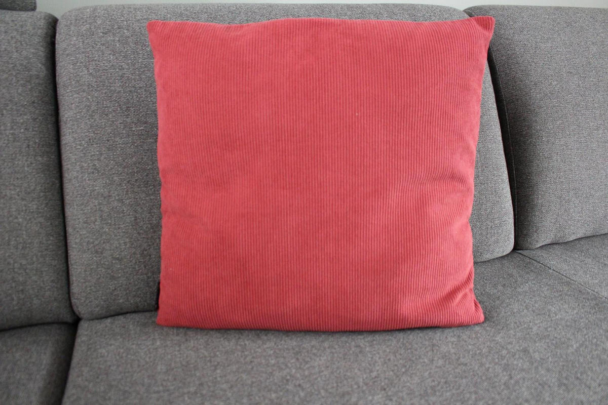 KISSENHÜLLE Pixie - Kirschrot, Textil (45/45cm) - Magma Heimtexx