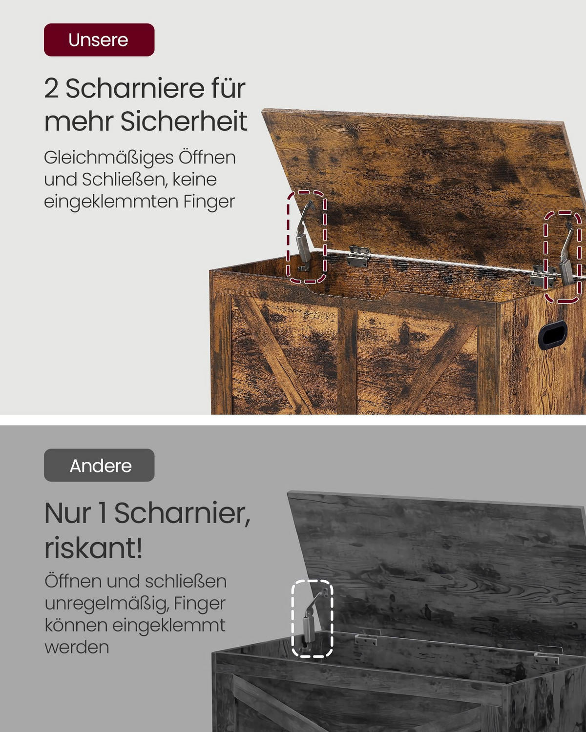 SITZBANK BAMAKO - Braun, Holzwerkstoff (80/46/40cm) - Hansiro