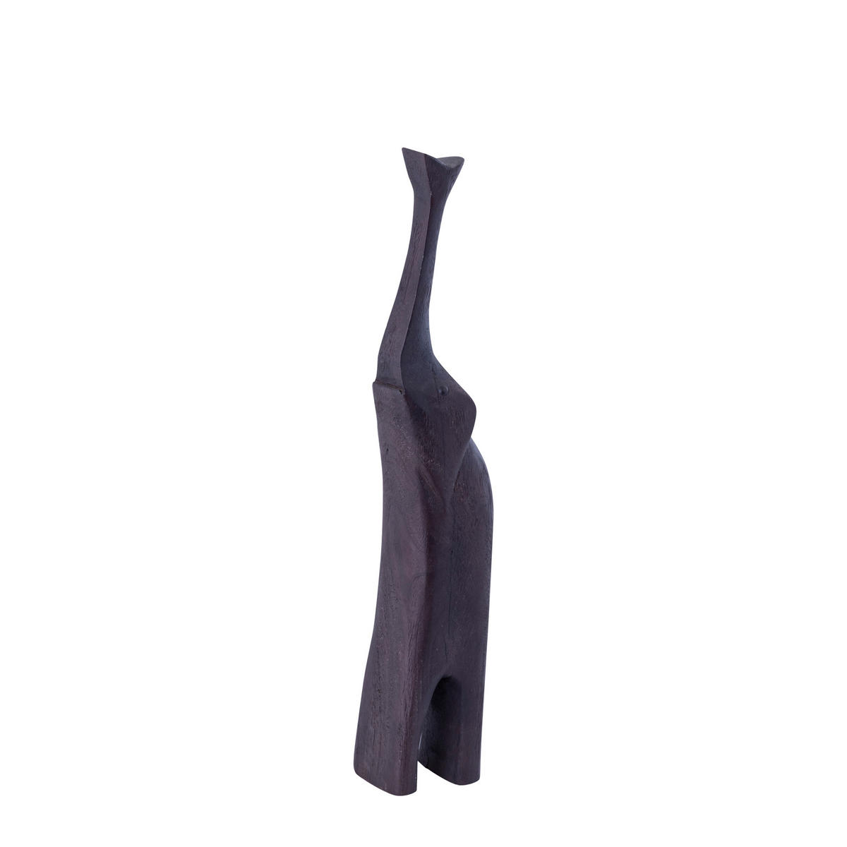 SKULPTUR Urte Braun 10/7/53cm - Braun, Holz (7/53/10cm) - PTMD Collection