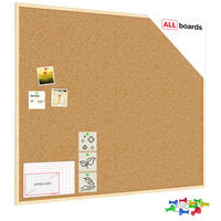 PINNWAND mit Naturholzrahmen 120x100cm - Braun, Holz (120/100/1cm) - ALLboards