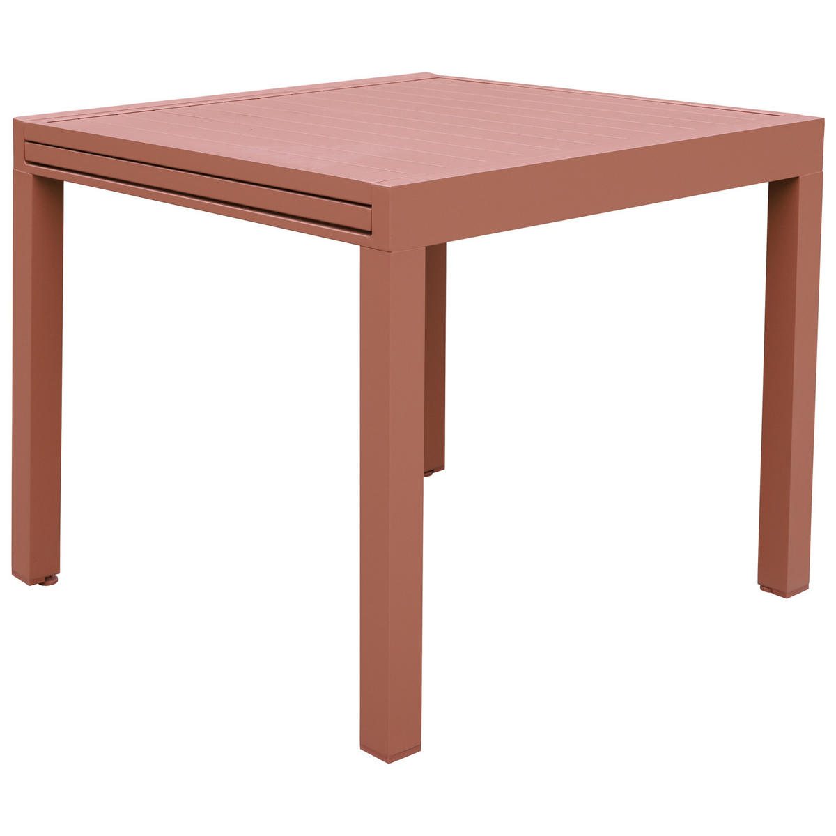 GARTENMÖBEL Venezia Terracotta 90/180 cm 8 Plätze - Orange, Metall - Happy Garden