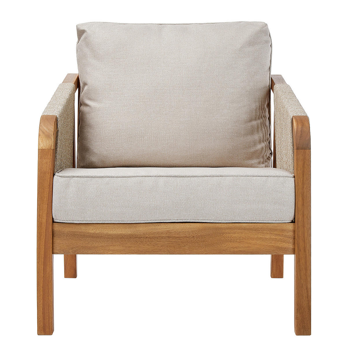 OUTDOOR-SESSEL Rope Island - Braun, Holzwerkstoff (80/69/70cm) - Butlers