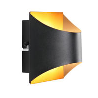 NÁSTĚNNÉ svítidlo Yanni 12/10,5/9 cm - černá, plast (10.5/9/12cm) - Nettlife