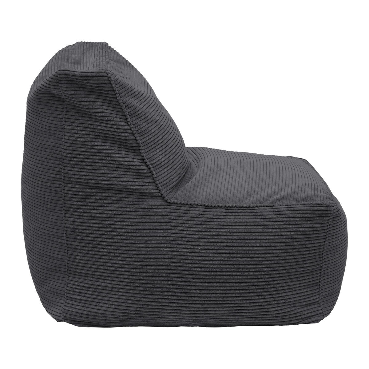 SITZSACK Caroline Anthrazit - Anthrazit, Textil (75/84/88cm) - Mömax