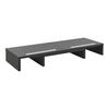 MONITORSTÄNDER Vilppula - Dunkelgrau, Holzwerkstoff (27/79/10.5cm) - [en.casa]