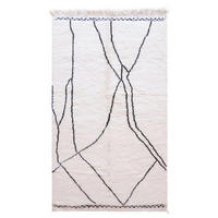 TEPPICH nordafrikanisch elegant 165x 265 cm - Weiß, Naturmaterialien (165/265cm) - AFK Living