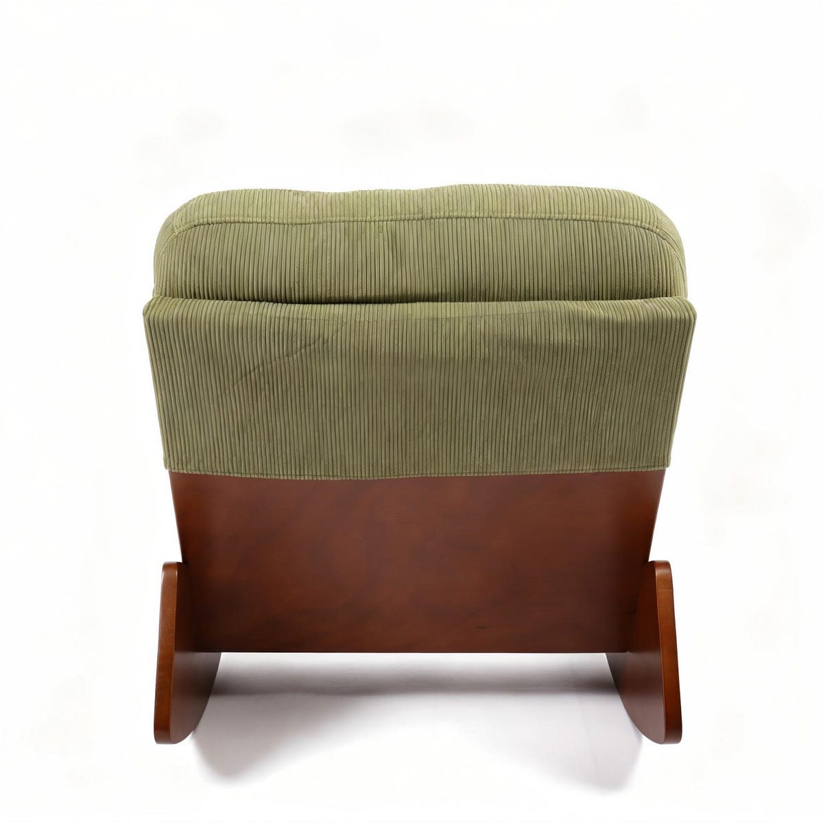 SCHAUKELSTUHL 89.9/62/71.9 cm Grün Cord - Grün, Textil (61.5/71.9/90cm) - Oxeza