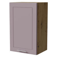 HÄNGESCHRANK Bari W2/45 RAL 4009 pastellviolett (K5) / Eiche Artisan Matt 45 / 32,5 / 72cm - Violett/Eiche Artisan, Holz/Holzwerkstoff (45/72/32.5cm) - Feldmann-Wohnen