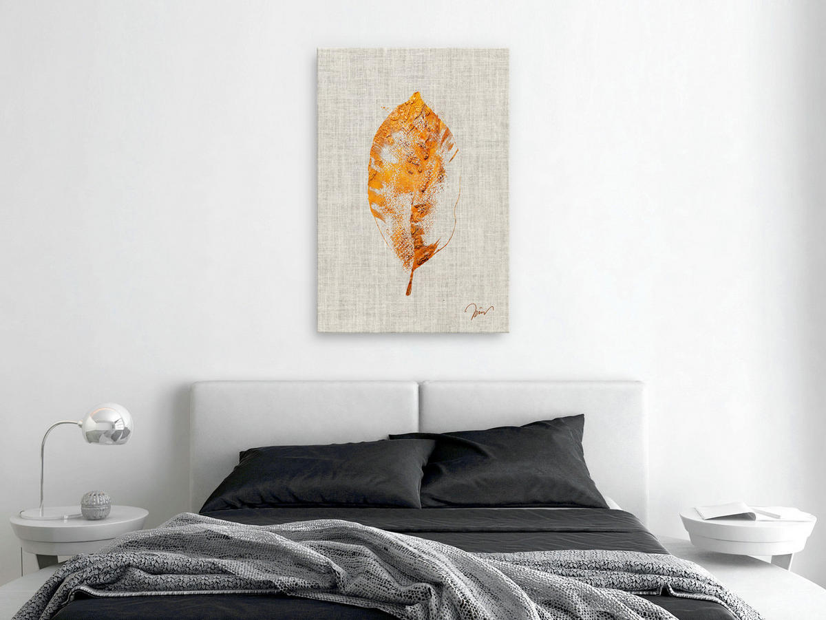 KUNSTDRUCK Beige 40/60 cm - Beige/Grau, Textil (40/60cm) - KUNSTLOFT