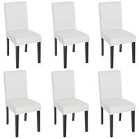 ESSZIMMERSTUHL Weiß 6er-Set - Weiß, Textil (43/90/56cm) - MCW