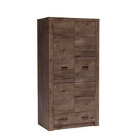 DREHTÜRENSCHRANK ZERI 96/192/58 cm 2-türig Braun - Braun, Holzwerkstoff (96/192/58cm) - MASSENO
