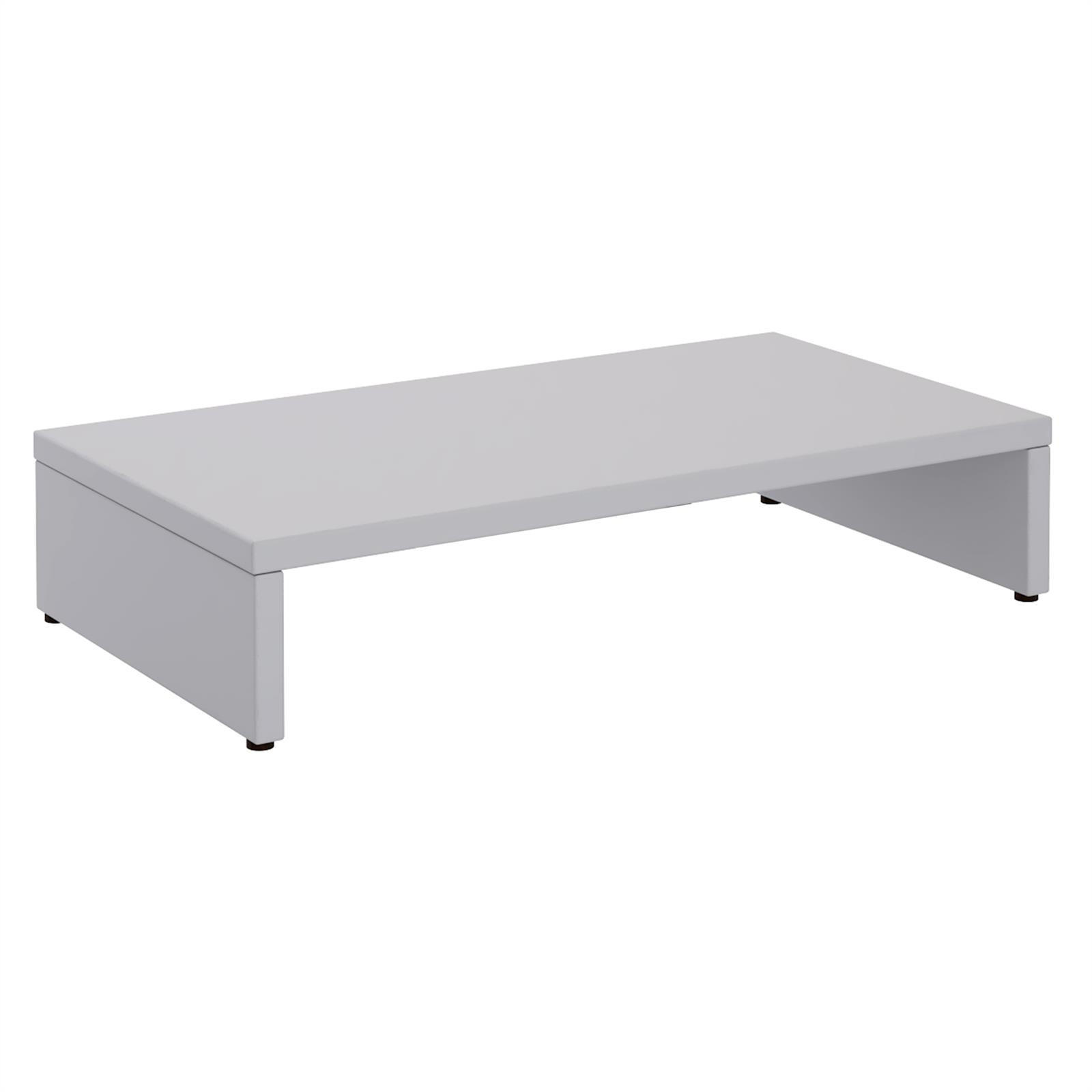 MONITORSTÄNDER MONITOR - Hellgrau, Holzwerkstoff (27/50/10cm) - CARO-Möbel
