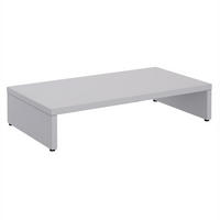 MONITORSTÄNDER MONITOR - Hellgrau, Holzwerkstoff (27/50/10cm) - CARO-Möbel