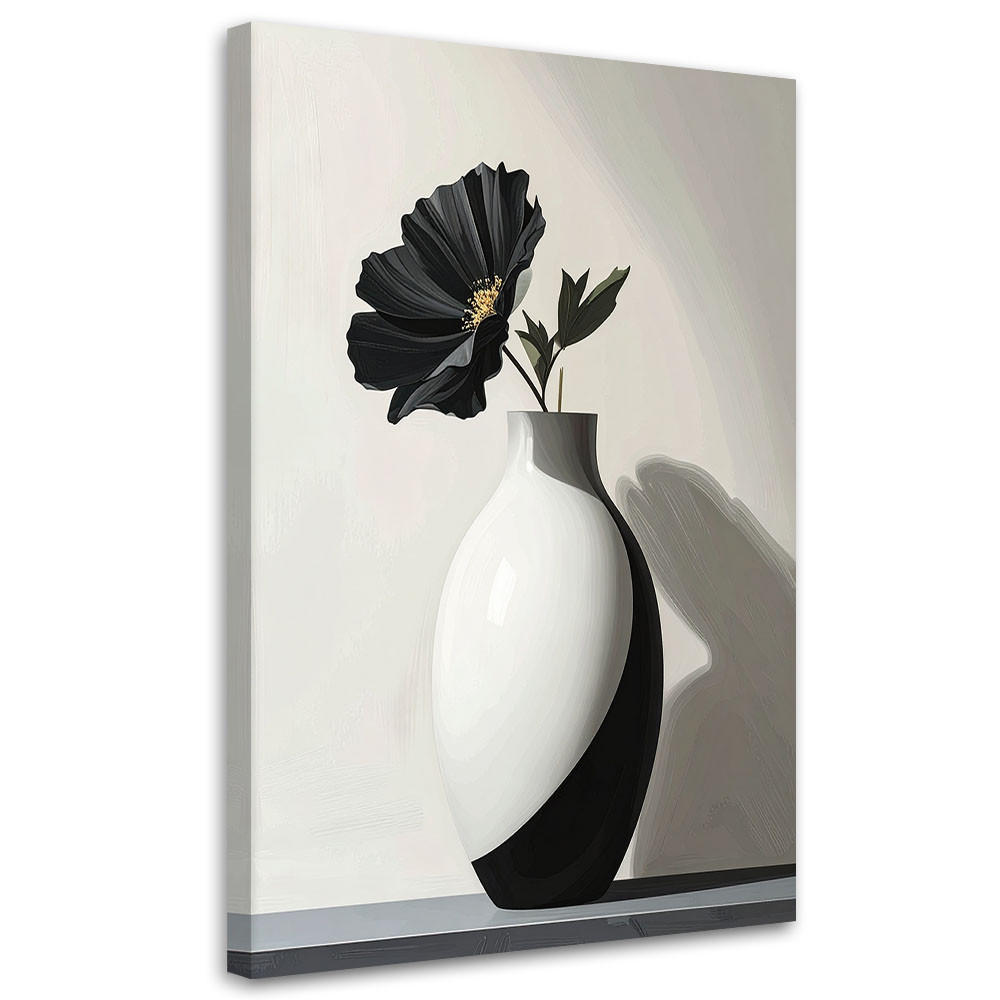 Feeby Wandbild, Schwarz 80x120 cm
