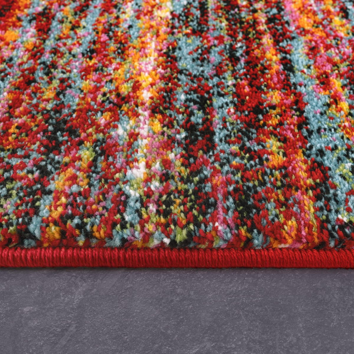 KURZFLORTEPPICH, meliert, Mehrfarbig, 160 x 230 cm - Multicolor, Textil (230/160cm) - KADIMA DESIGN