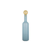 VASE Alegre Botellin 11/11/52 cm - Blau, Glas (11/52cm) - Present Time