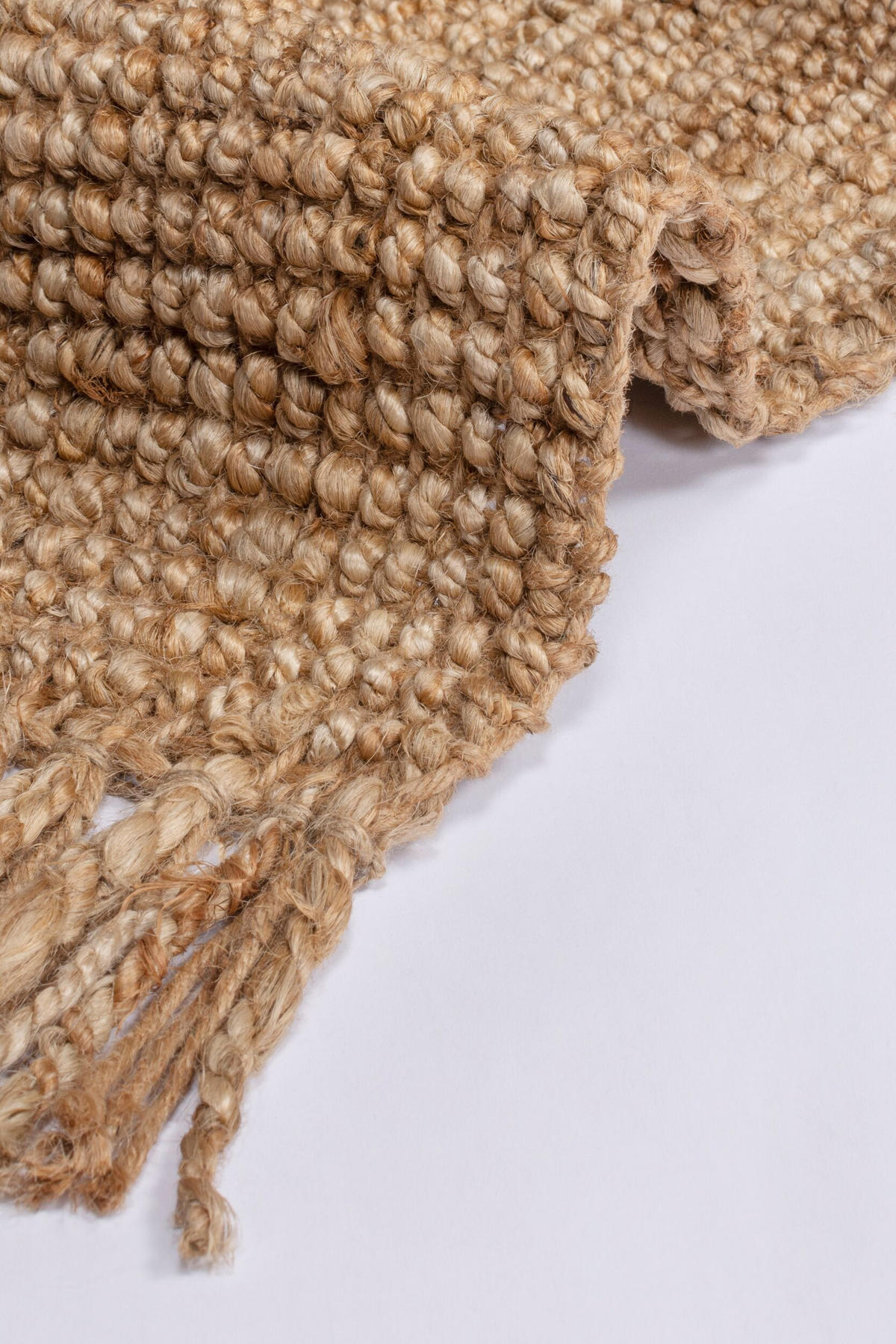 TEPPICH Jute Wende-Design, strapazierfähig ERME, Braun 60x230 cm - Braun, Naturmaterialien (60/230cm) - KADIMA DESIGN