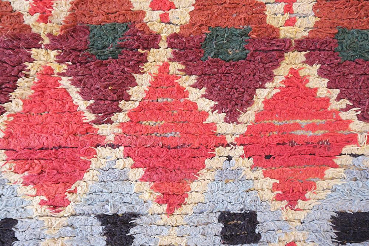 BERBERTEPPICH aus reiner Wolle 81x 352 cm - Rot, Naturmaterialien (81/352cm) - AFK Living