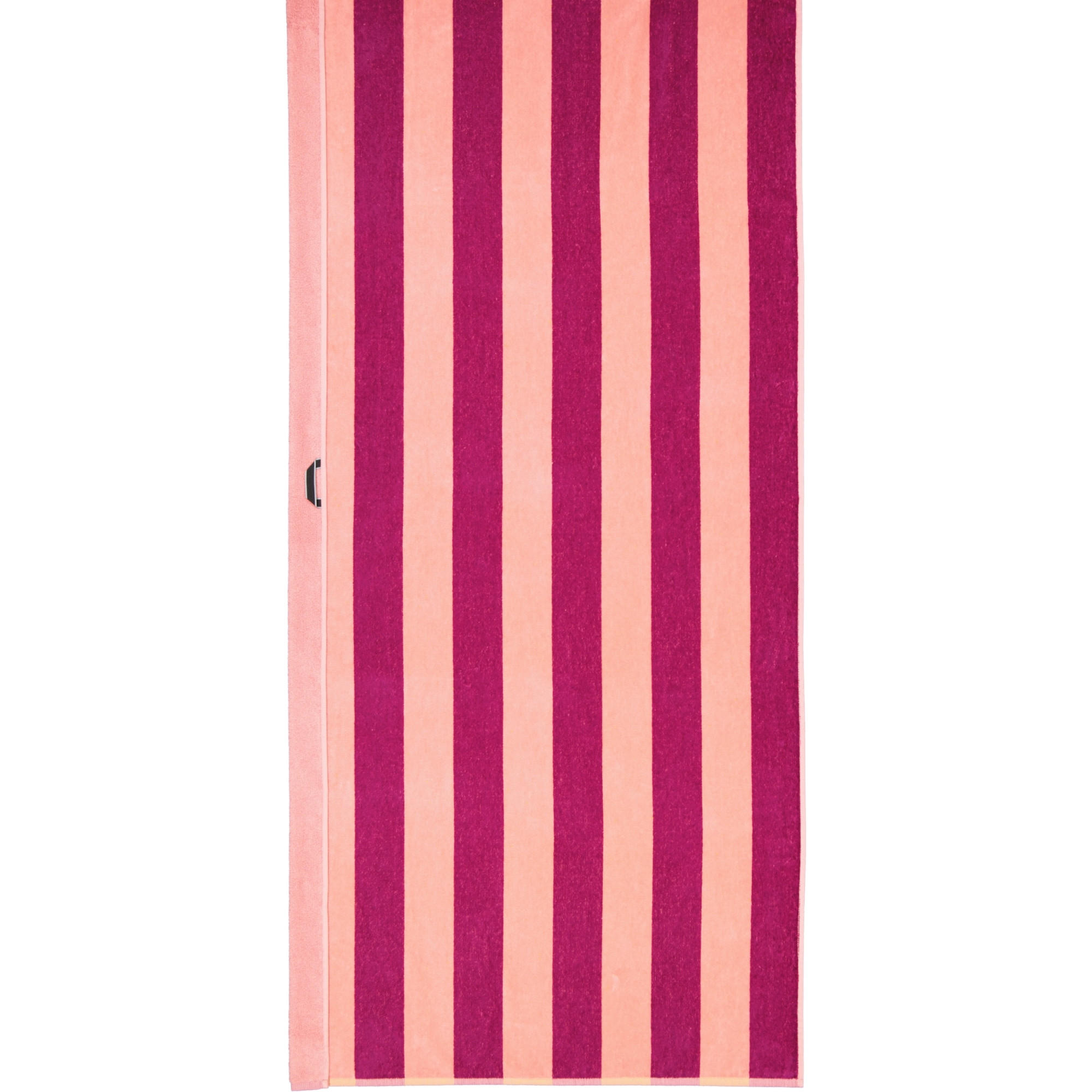 STRANDTÜCHER BEACH TROPICAL STREIFEN 5577 SUNSET - 22 - Rosa, Textil (80/180cm) - Cawoe