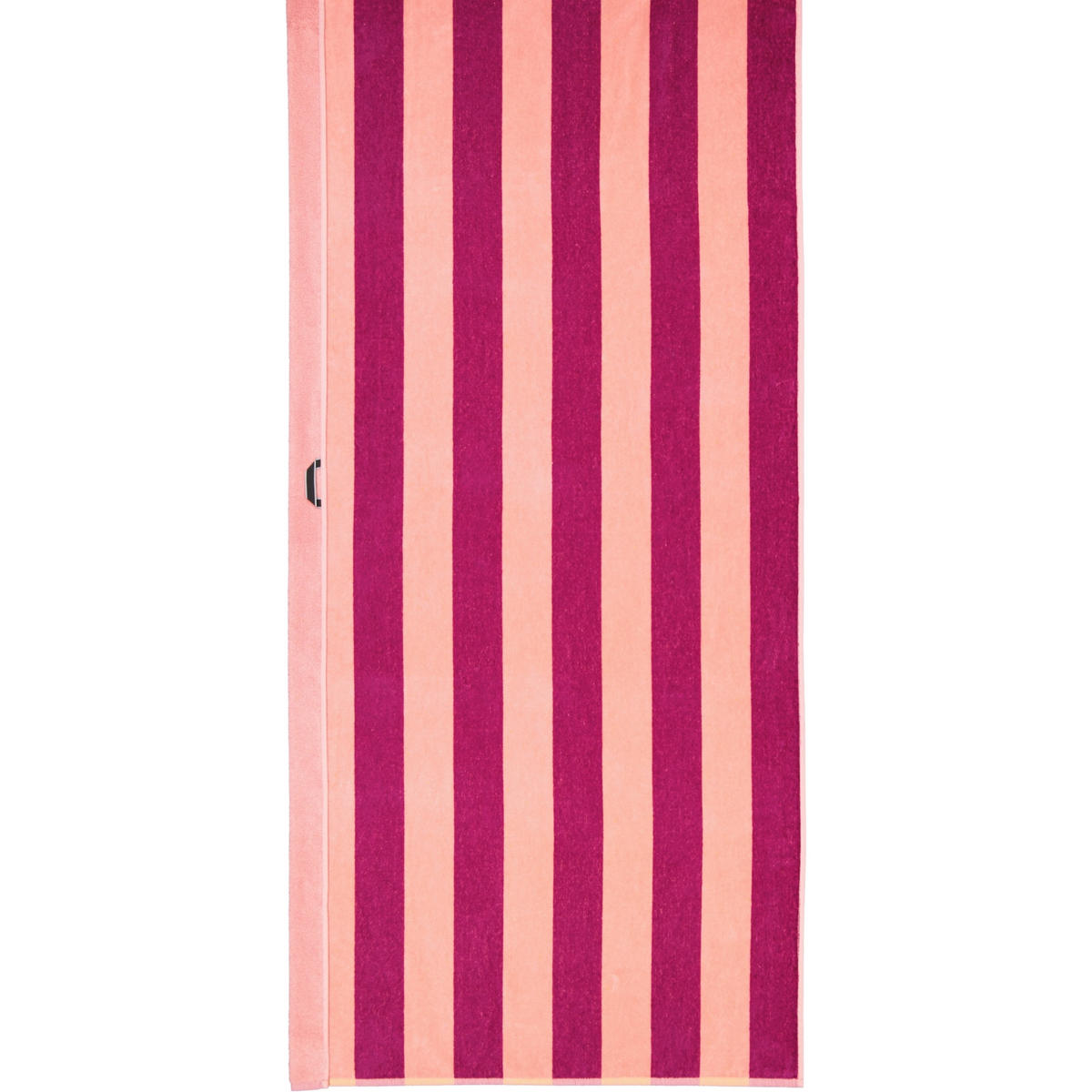 STRANDTÜCHER BEACH TROPICAL STREIFEN 5577 SUNSET - 22 - Rosa, Textil (80/180cm) - Cawoe