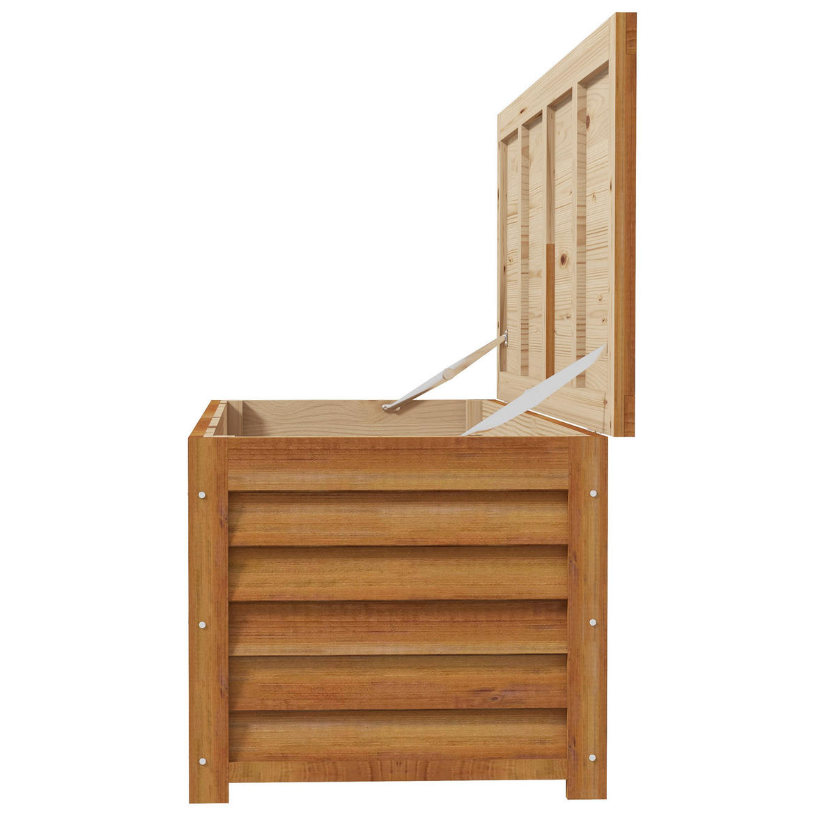 KISSENBOX DE-18672 176 L, Holzgriffe - Braun, Holzwerkstoff (50/45/130cm) - ComfortXL