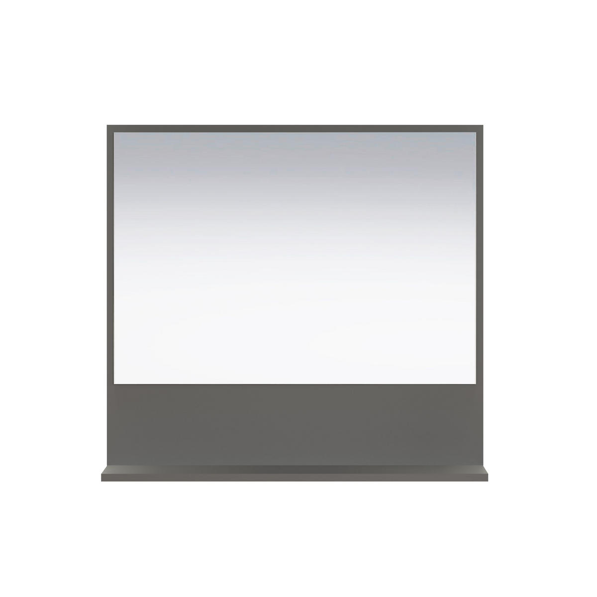 WANDSPIEGEL PureBliss Anthrazit - Anthrazit, Holzwerkstoff (80/74/14cm) - Trendteam
