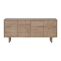 SIDEBOARD - 170 x 40 - holz - naturfarben hell Berlama - Naturfarben, Holz (170/76/40cm) - Vente-Unique