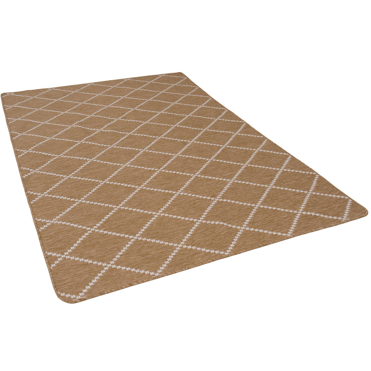IN- UND OUTDOOR TEPPICH BEIDSEITIG NEWPORT DESIGN - Beige, Textil (200/250cm) - Snapstyle