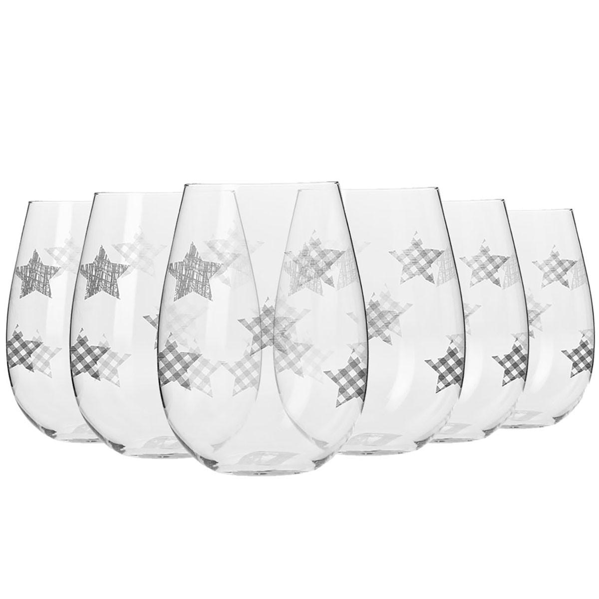 WASSERGLÄSER 6er-Set 500 ML - Transparent, Glas (0.5L) - Krosno Glass