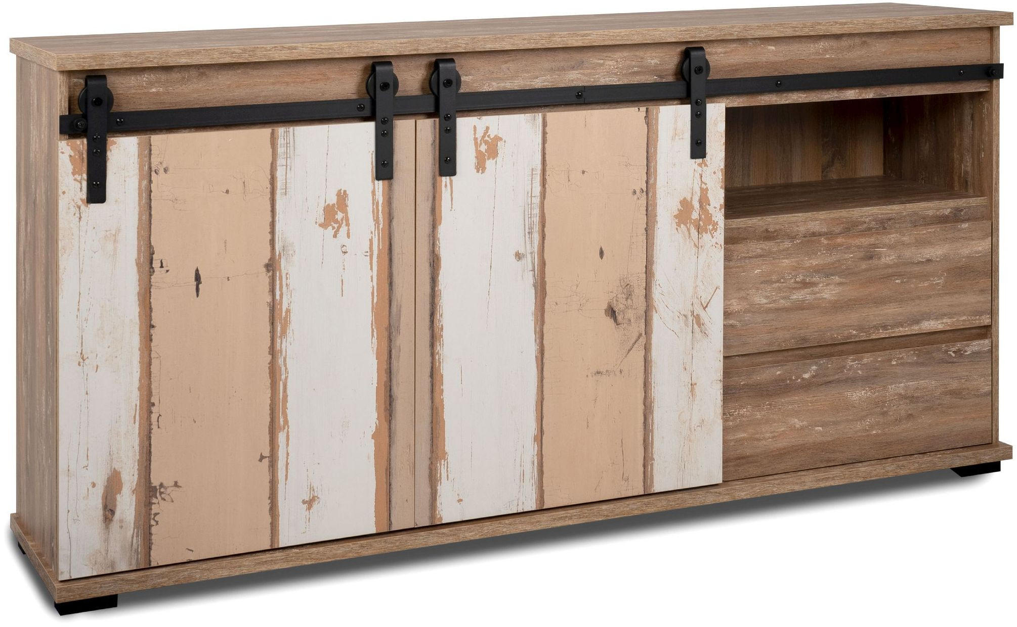 SIDEBOARD Marrakesch 40/180/87 cm - Braun, Holzwerkstoff (180/87/40cm) - Finori GmbH
