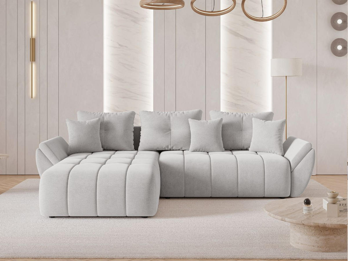 ECKSOFA Decor Grau - Grau, Holz/Textil (280/190cm) - Graingold