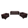 SOFAGARNITUR Dunkelbraun - Dunkelbraun, Textil (450/70/200cm) - MCW