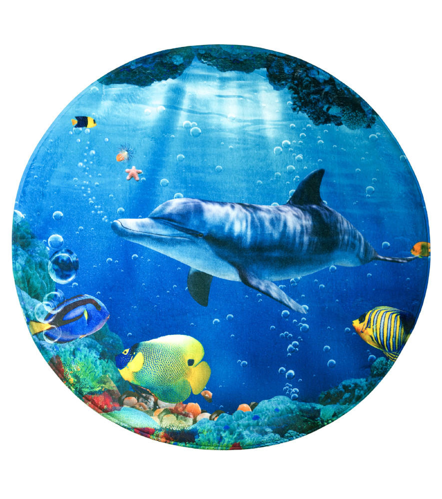Sanilo Badteppich Blau 80x80 cm