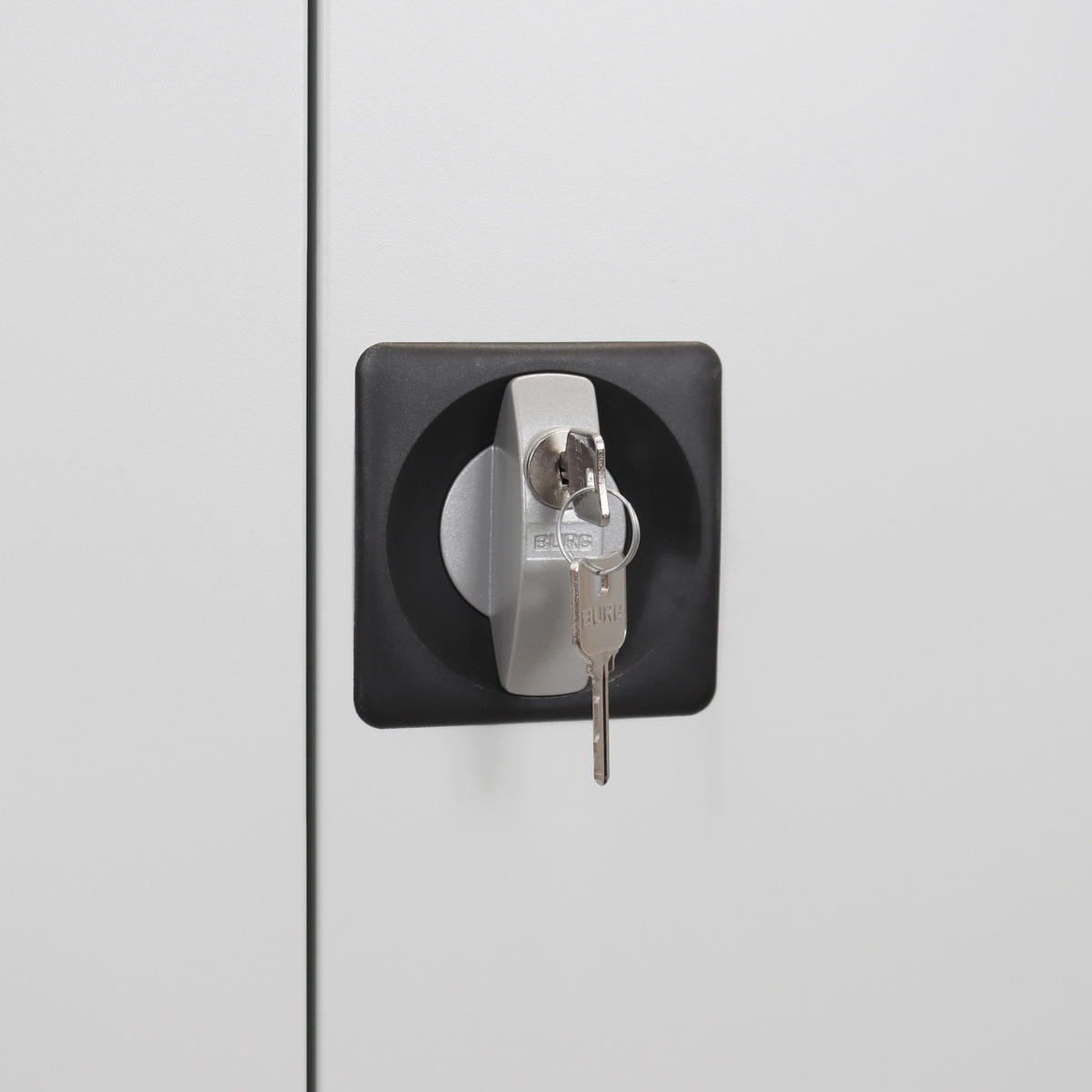 FLÜGELTÜRSCHRANK Owl mit 4 Fachboden 195x95x50cm Lichtgrau - Grau, Metall (95/195/50cm) - PROREGAL