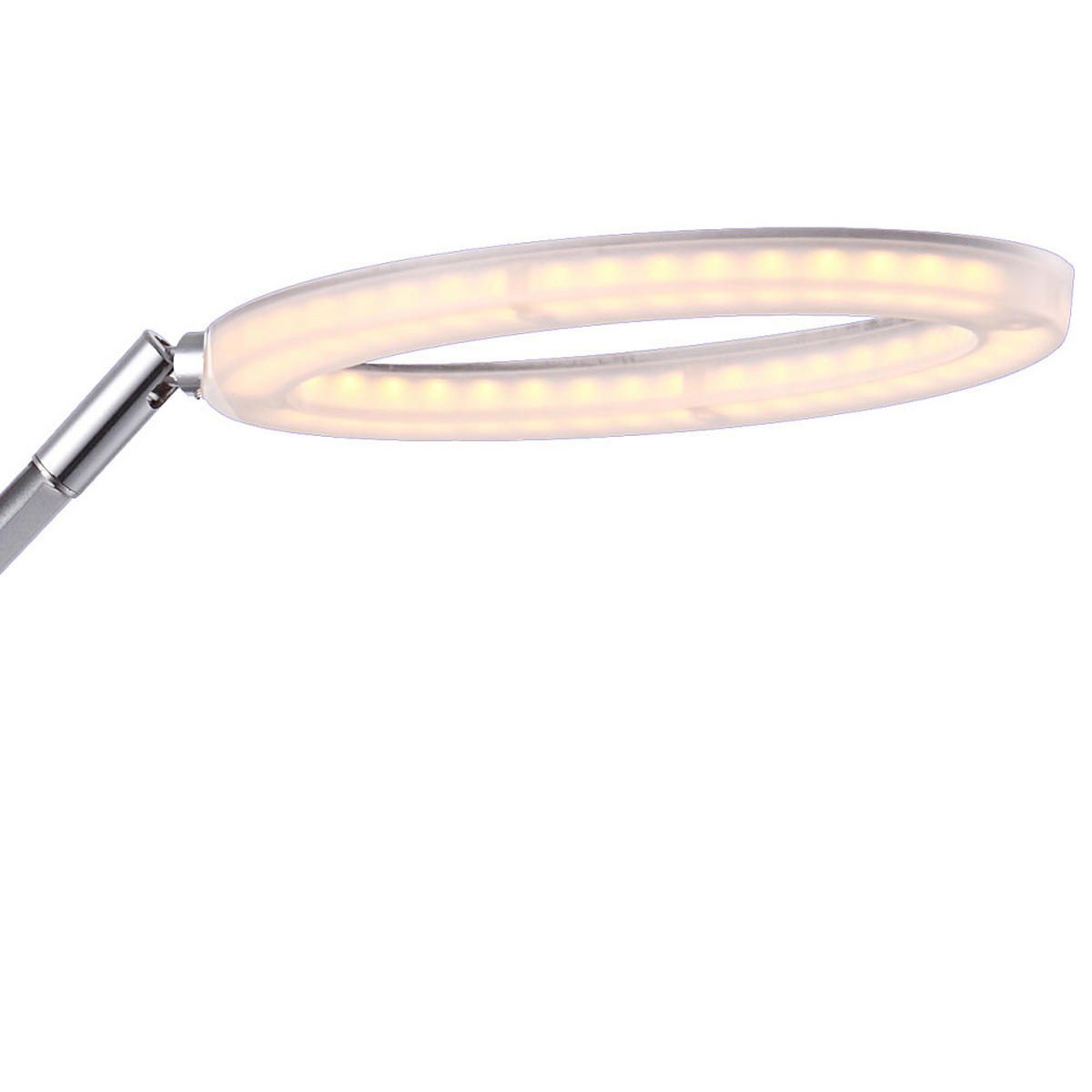 LED TISCHLEUCHTE ACE Silber satiniert - Silberfarben, Metall (8.4/8.4/80cm) - Globo Lighting