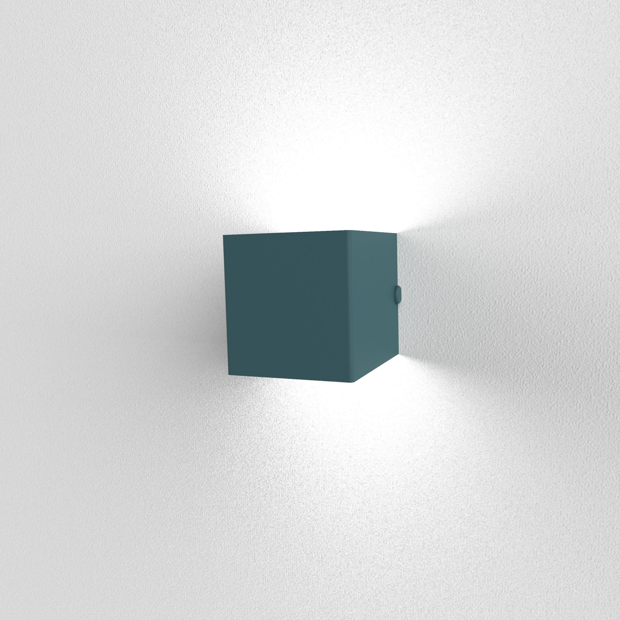 Lumicom Wandleuchte Blau 10x10x10 cm