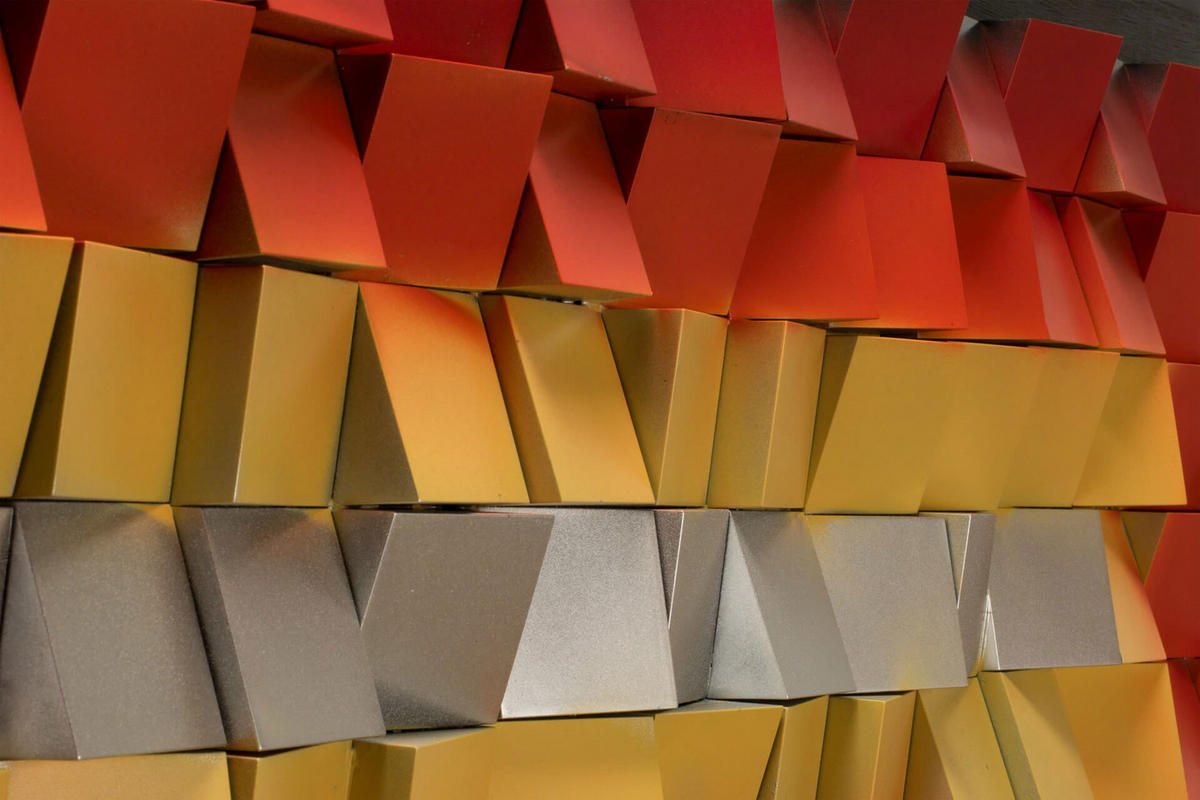 WANDBILD Rot 130/53 cm - Rot/Weiß, Holz/Kunststoff (7.07/53cm) - KUNSTLOFT