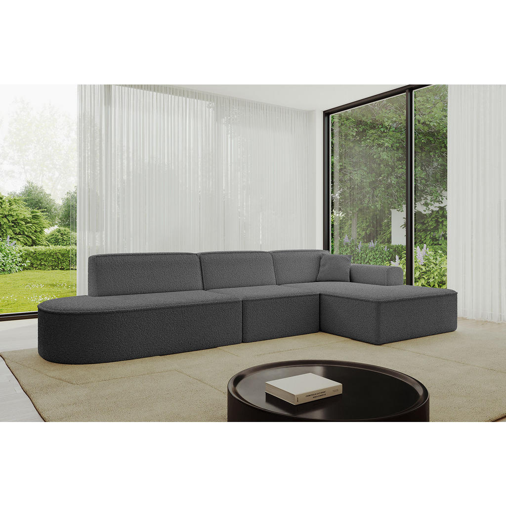 Thumbnail - Altdecor Ecksofa, Grau, Textil, 4-Sitzer, 318x165 cm, Wohnzimmer, Sofas & Couches, Wohnlandschaften, Ecksofas