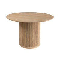 TISCH VINCENT - Holz - Natürliche - L - Naturfarben, Holz (120/120/77cm) - J-Line