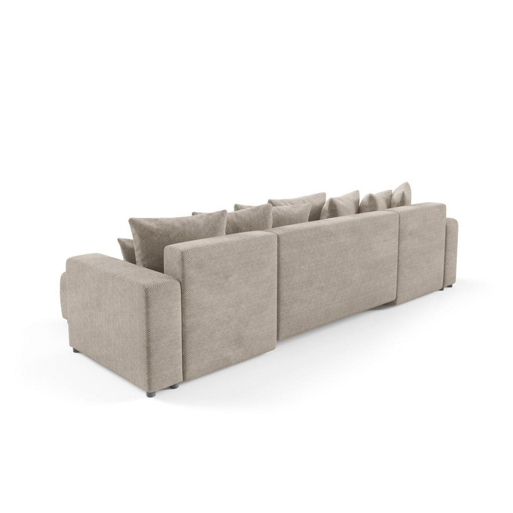 Thumbnail - Furnisell Wohnlandschaft, Beige, Textil, 4-Sitzer, seitenverkehrt montierbar, 318x88x145 cm, Wohnzimmer, Sofas & Couches...
