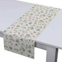 TISCHLÄUFER Londres weiß, 40x130 cm - Weiß, Textil (40/130cm) - Dekoria