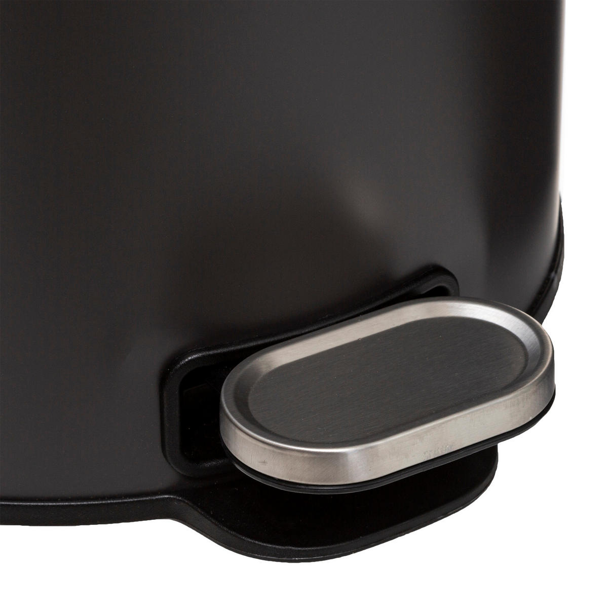 MÜLLEIMER aus Metall mit Geruchsfilter Delta 30 l 39/33/62 cm - Schwarz, Metall (33/62/39cm) - 5five Simply Smart