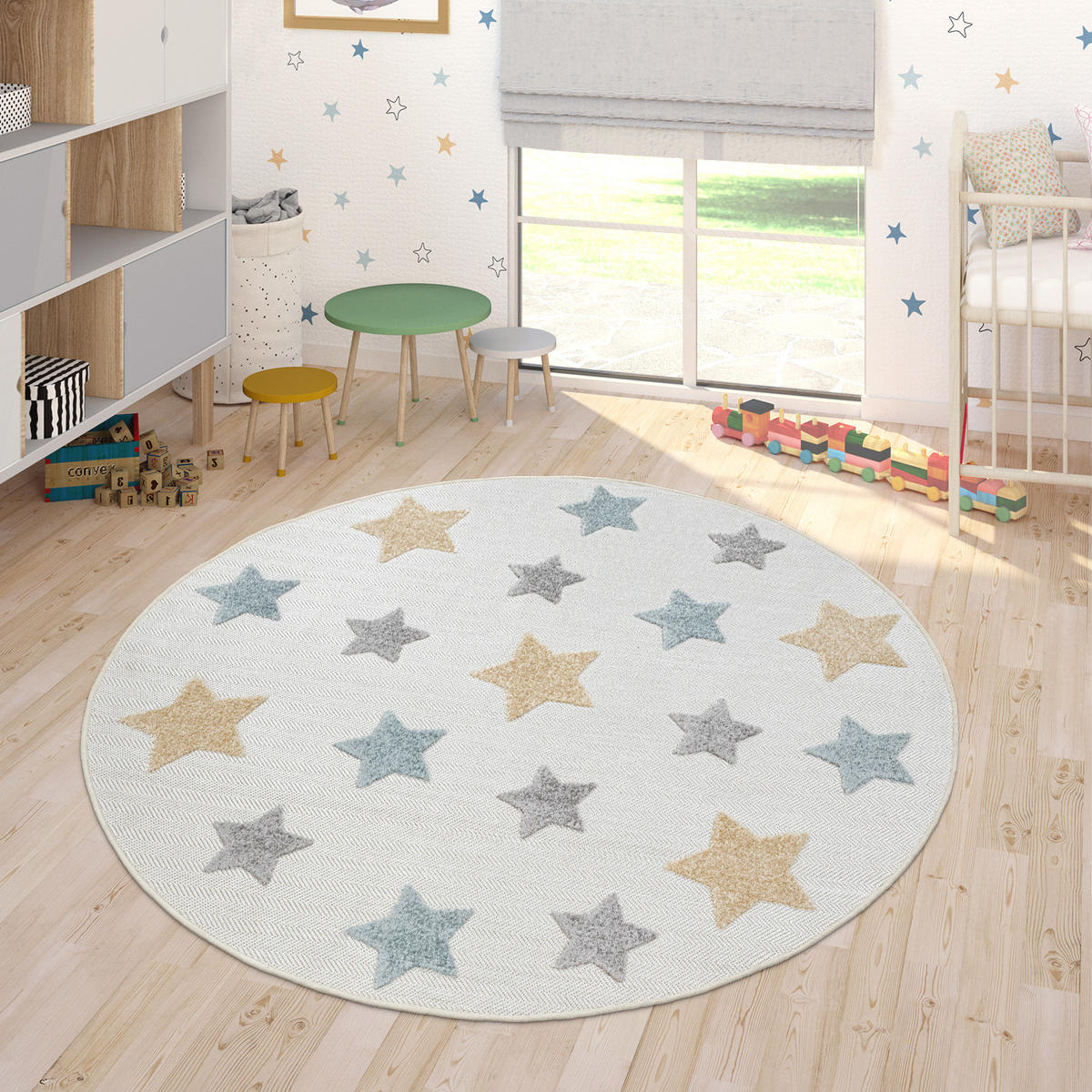 KINDERTEPPICH 200/200 cm Tweet 463 - Creme, Textil (200/200cm) - Paco Home