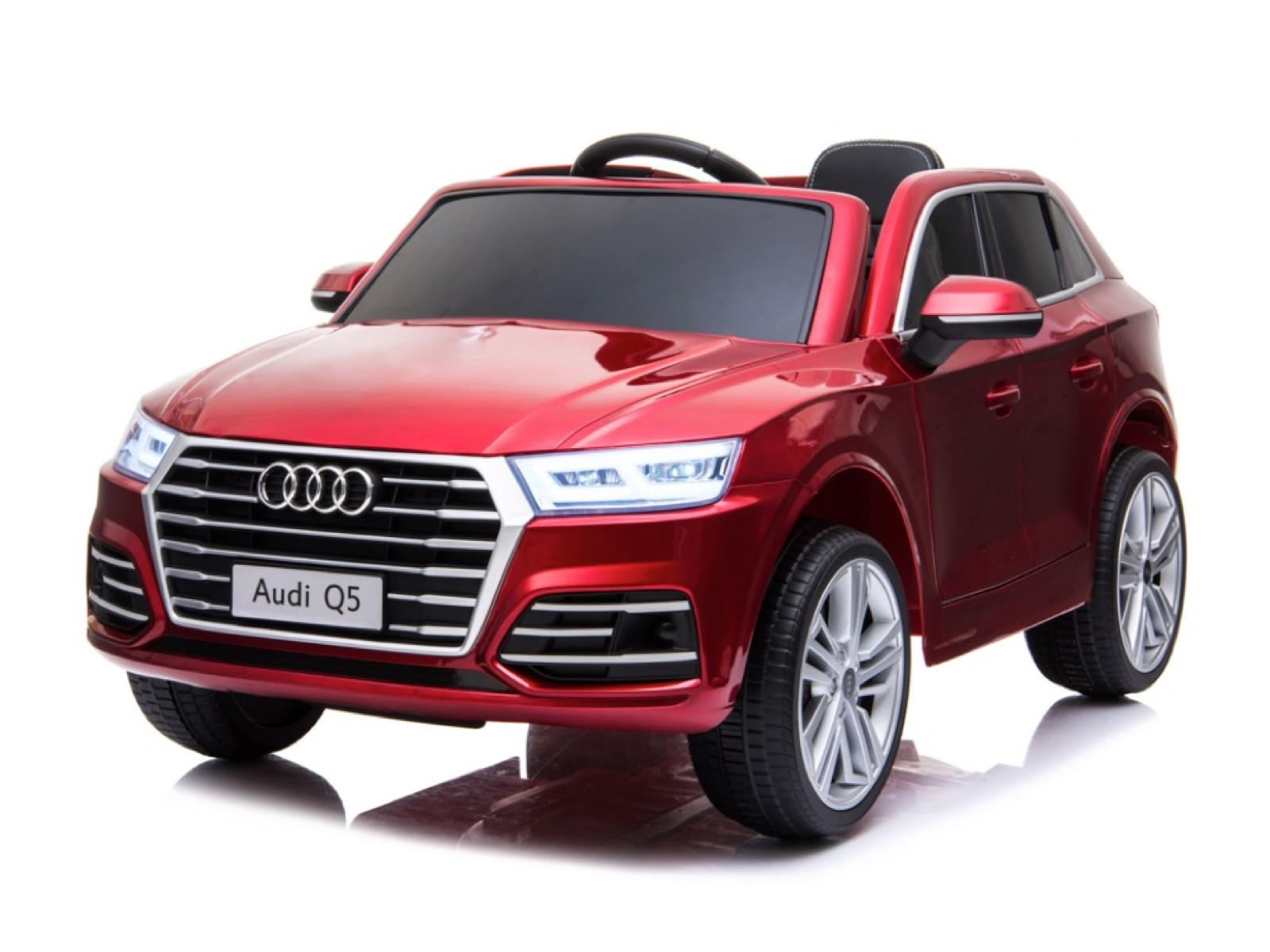 KINDER ELEKTROAUTO Audi Q5 Rot - Rot, Kunststoff (125/75/55cm) - TPFLiving