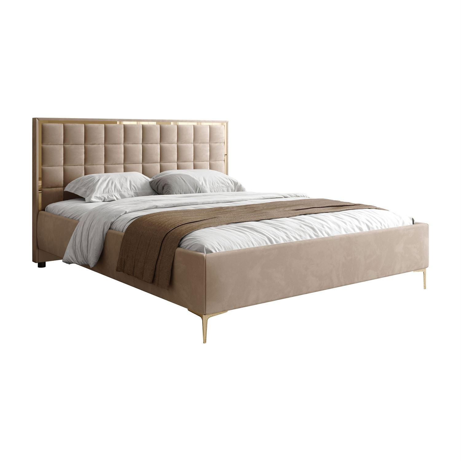 Lookway Polsterbett Beige 180x200 cm