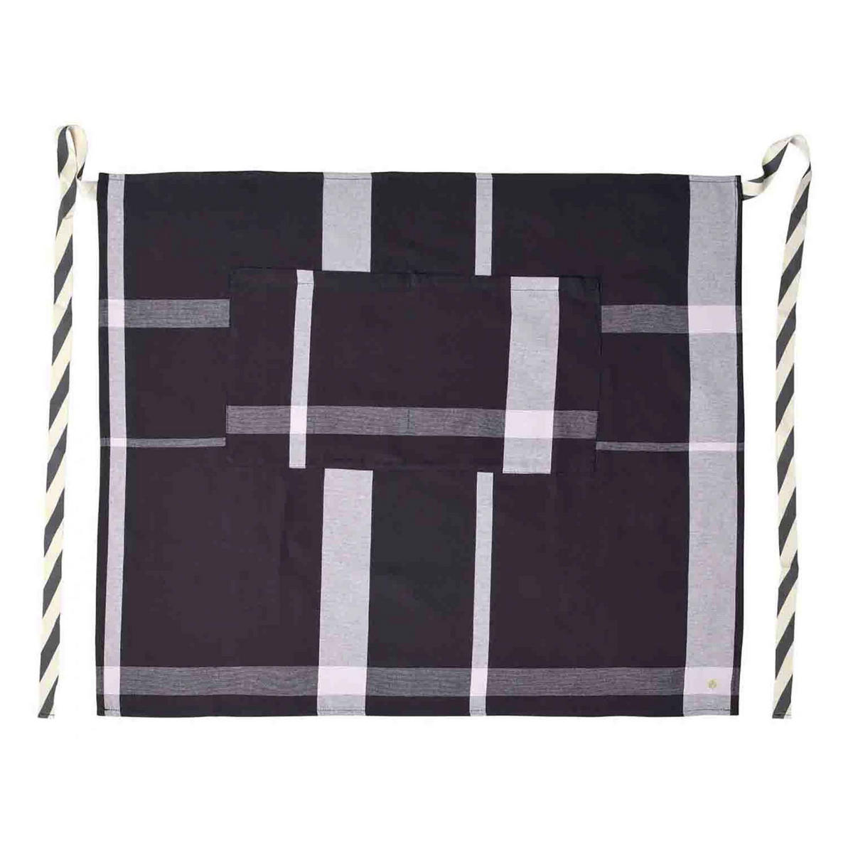 BISTRO-SCHÜRZE La nonna kaviar 70 x 85 cm - Schwarz, Textil (70/85cm)