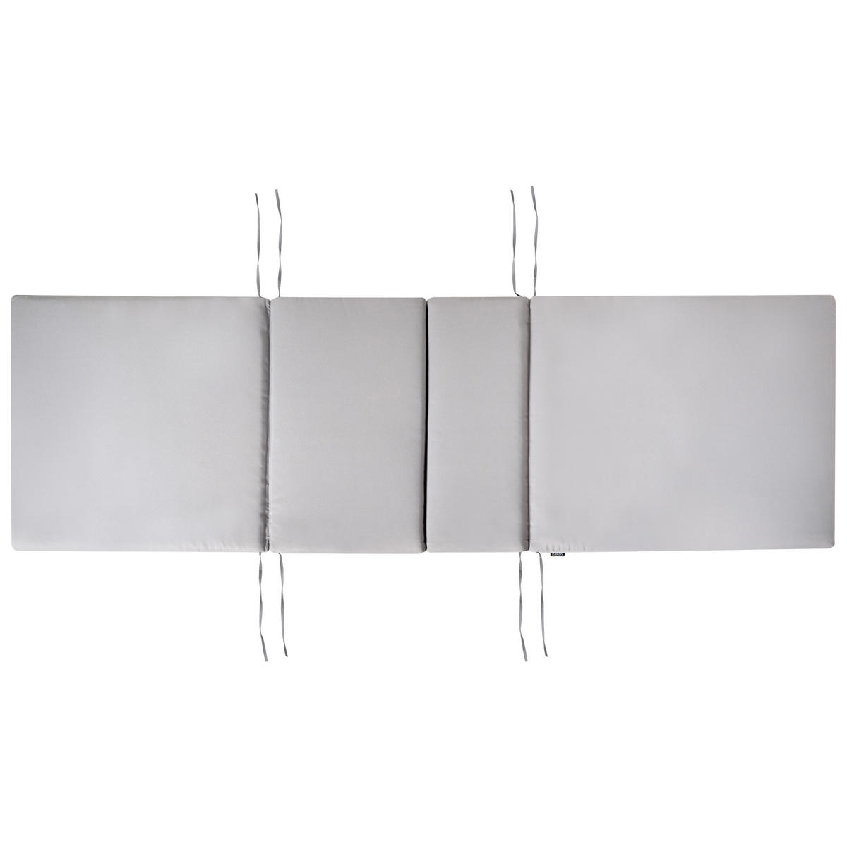 Liegenauflage Hellgrau 58/189 cm Toscana/Java/Amantea Premium - Hellgrau, Textil (189/5/58cm) - Beliani